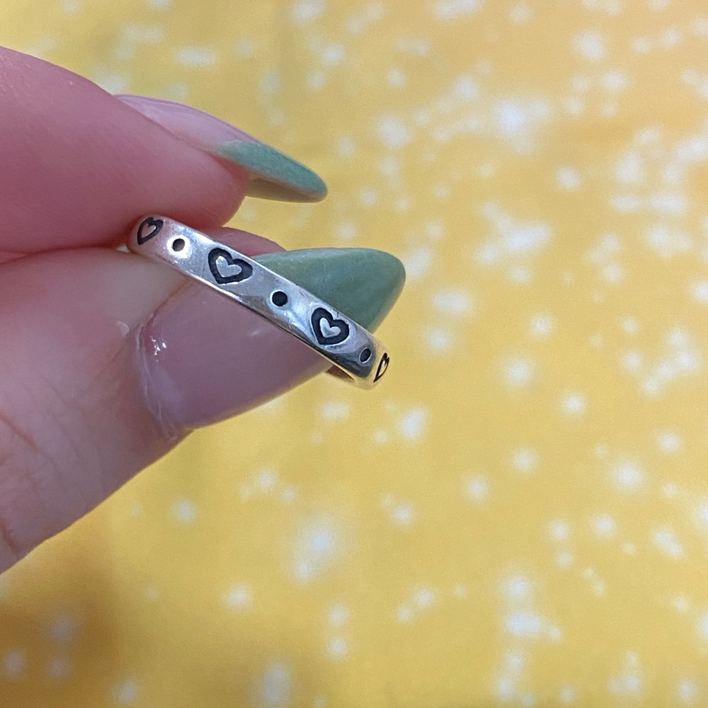Silver Amor Stacked Ring Size 7 James Avery